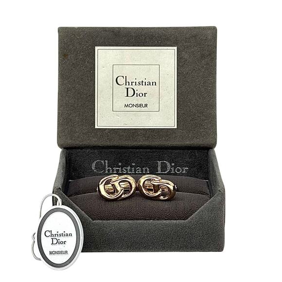 Christian Dior ‘CD’ Cufflinks - Picture 1 of 14